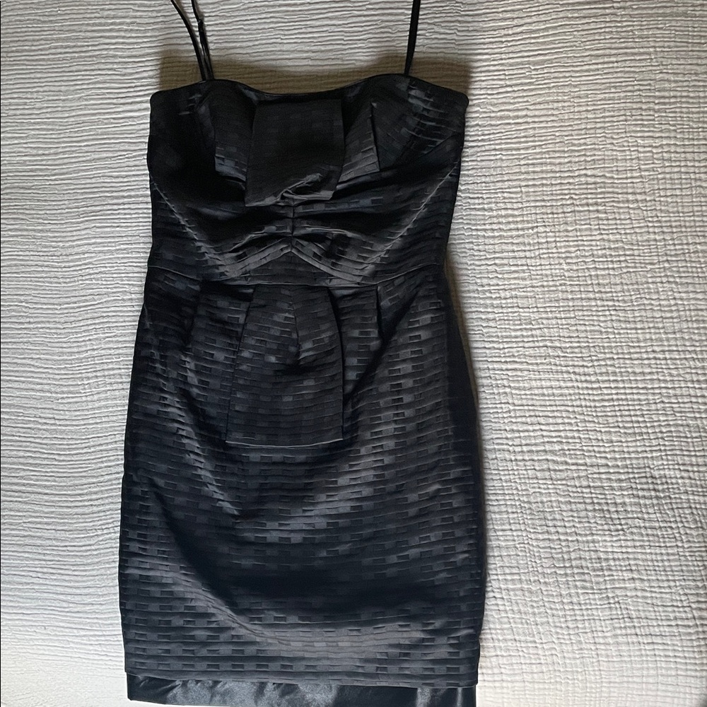 Max & Cleo Black Strapless Dress